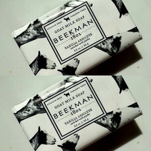 🐐🌼Beekman 1802 vanilla Set of 2 - 3.5 ounce bars of Goat Milk Soap